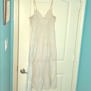 White Peasant Dress